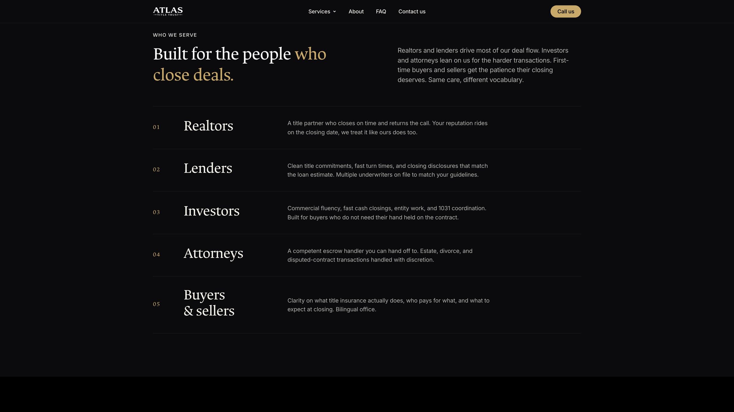 Built for the people who close deals