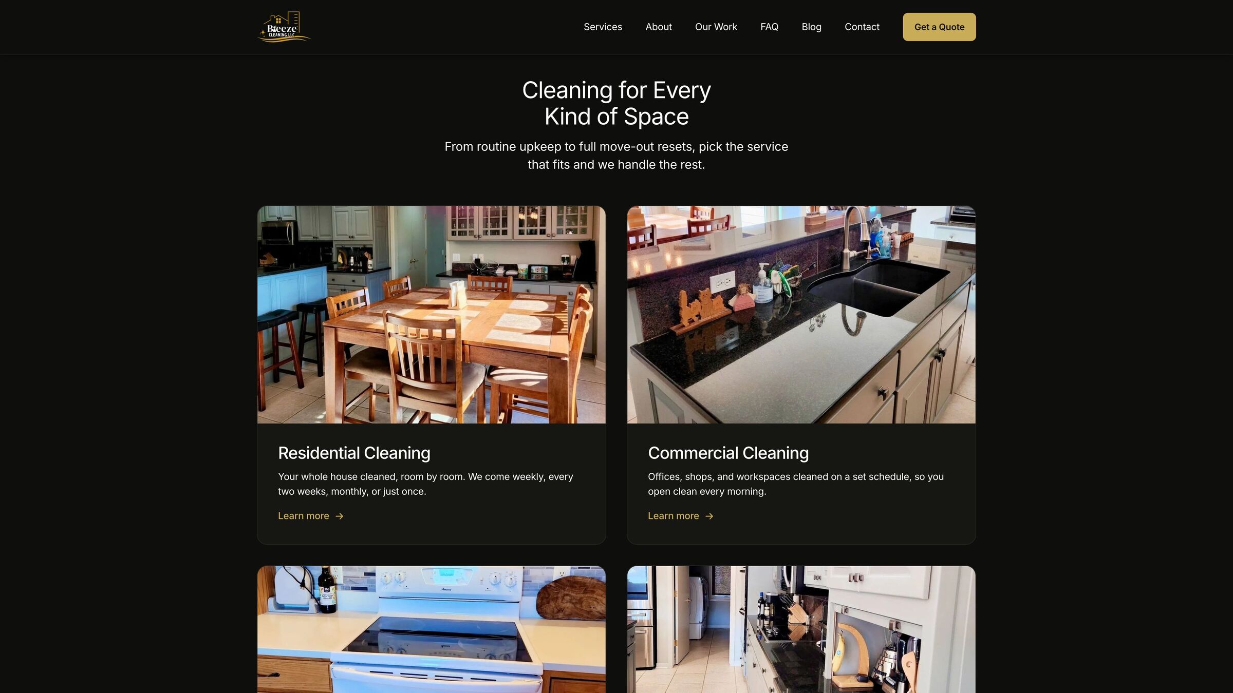 Breeze cleaning services for every kind of space