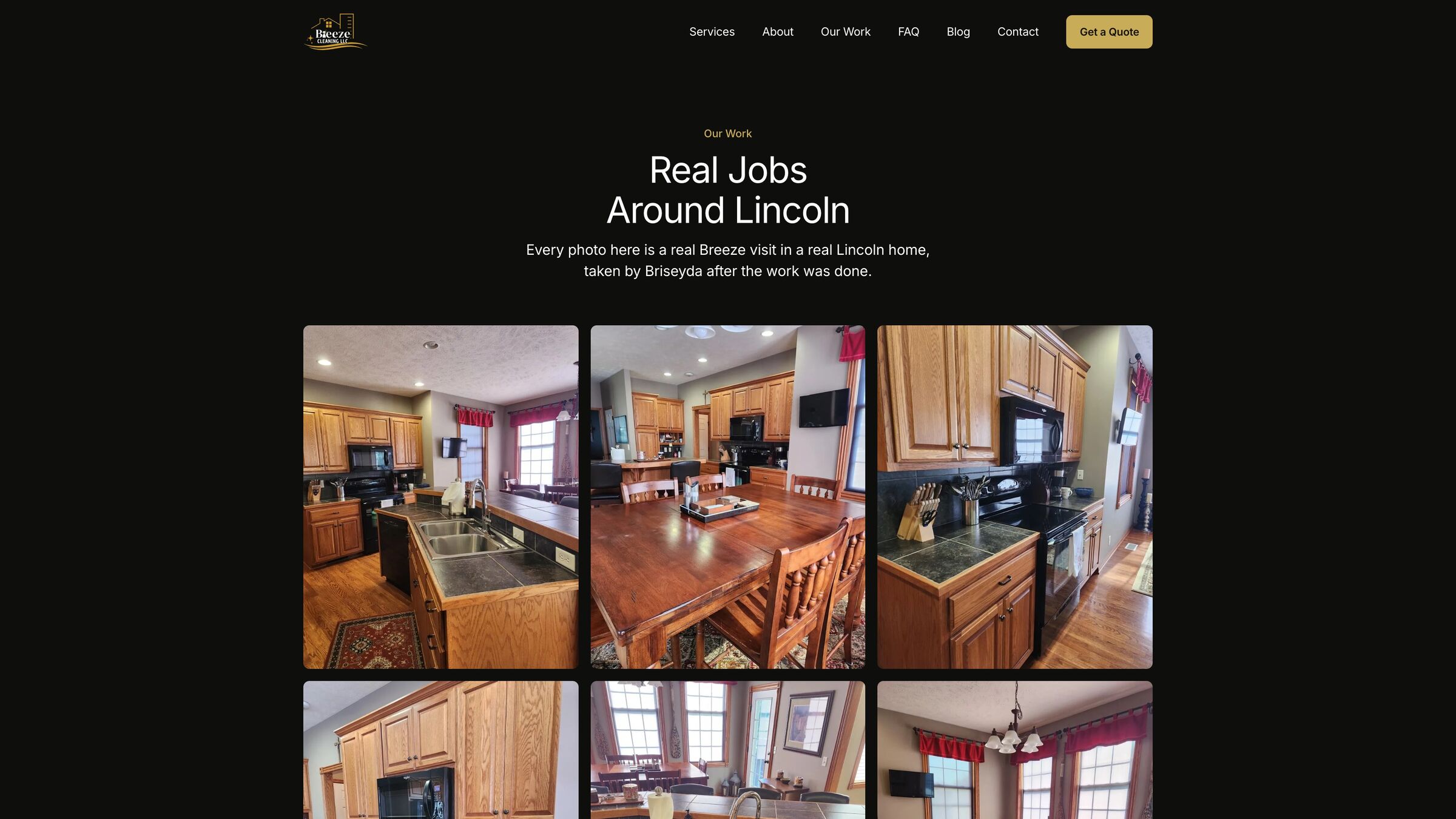 Breeze gallery of real jobs