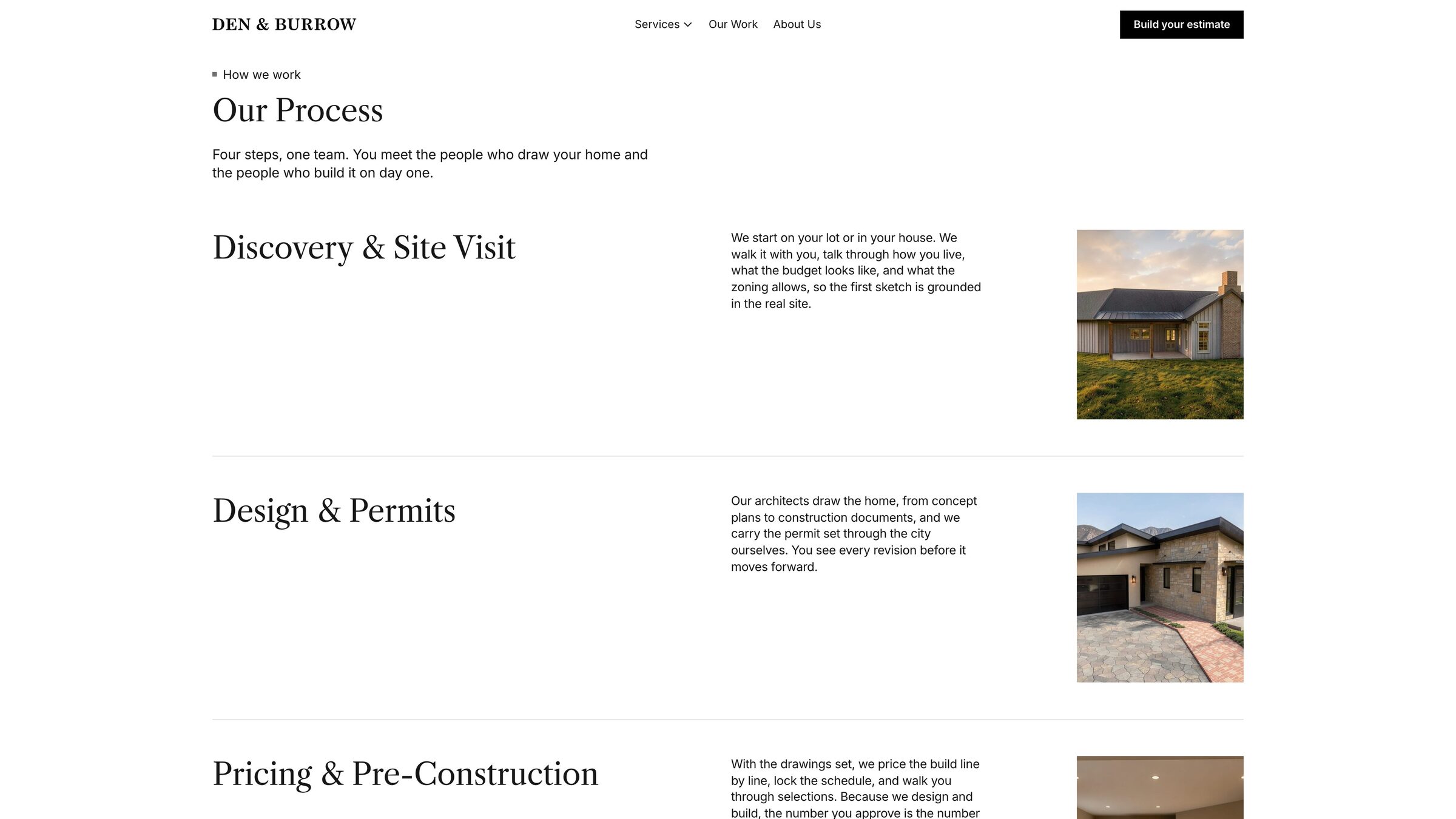 Den & Burrow four-step process