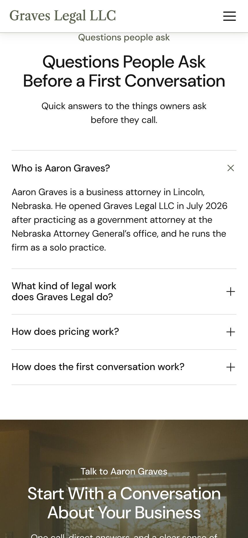 Common questions on a phone