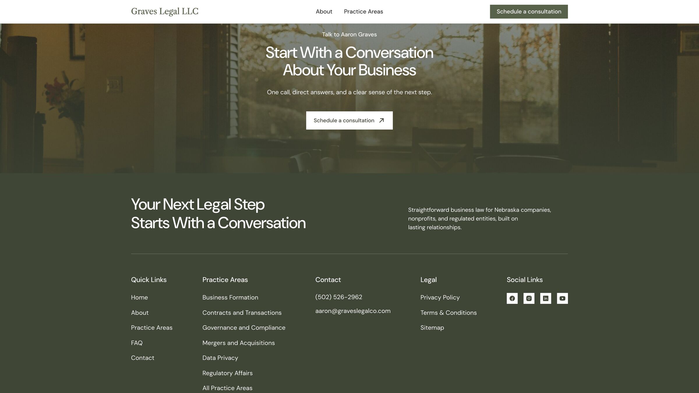 Start with a conversation about your business