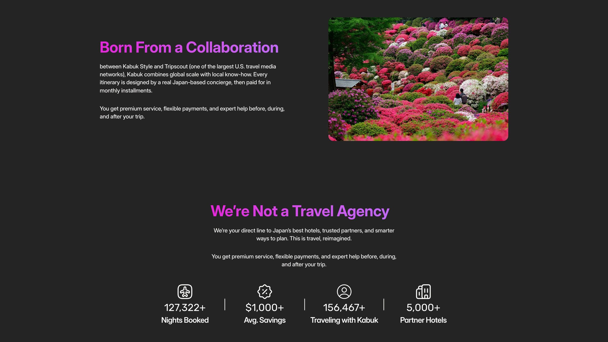 Born from a collaboration: the Kabuk about page