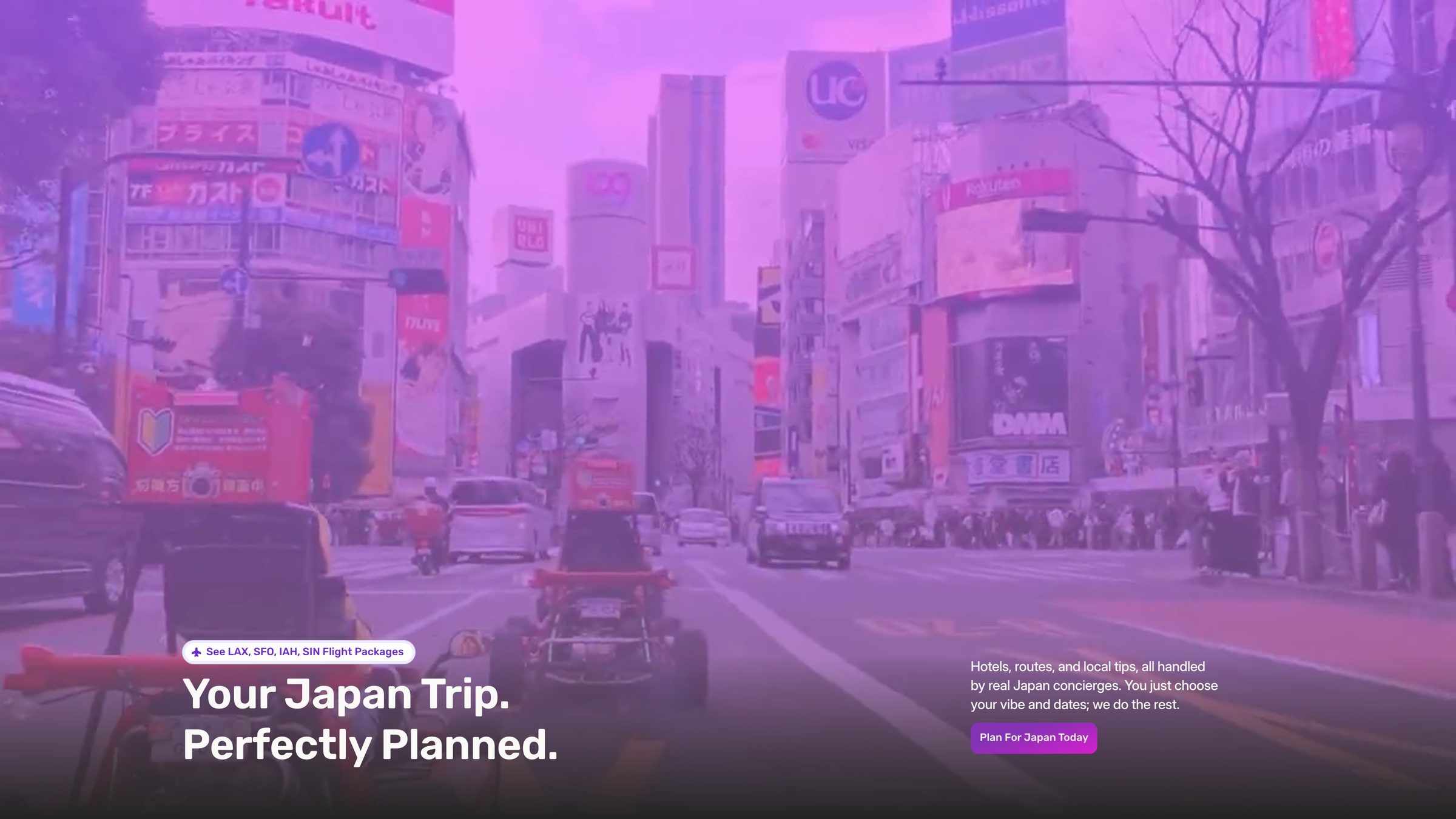 Kabuk homepage: your Japan trip, perfectly planned