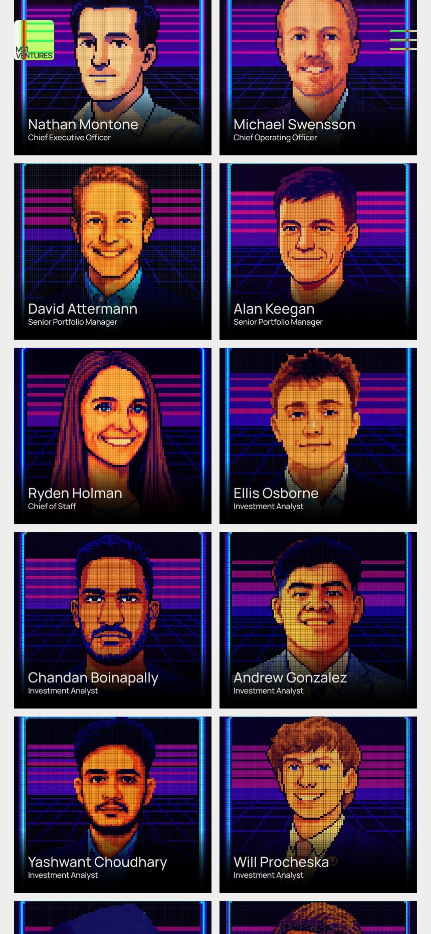 The team on a phone