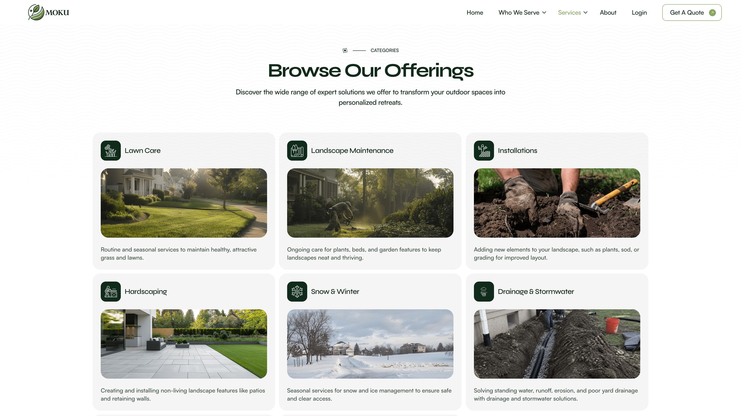 Moku Nebraska services page
