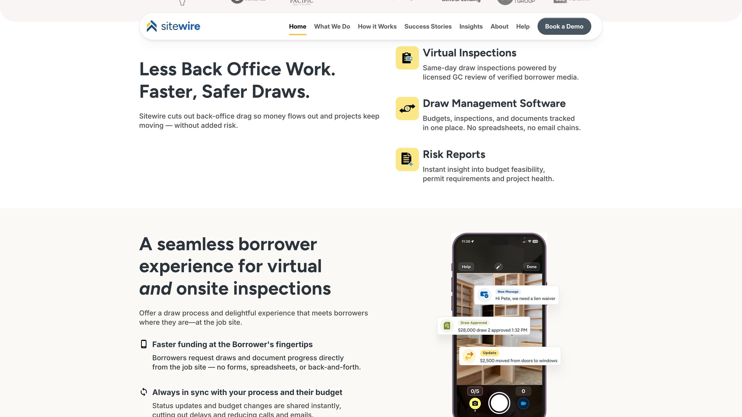 Sitewire virtual inspections, draw software and risk reports