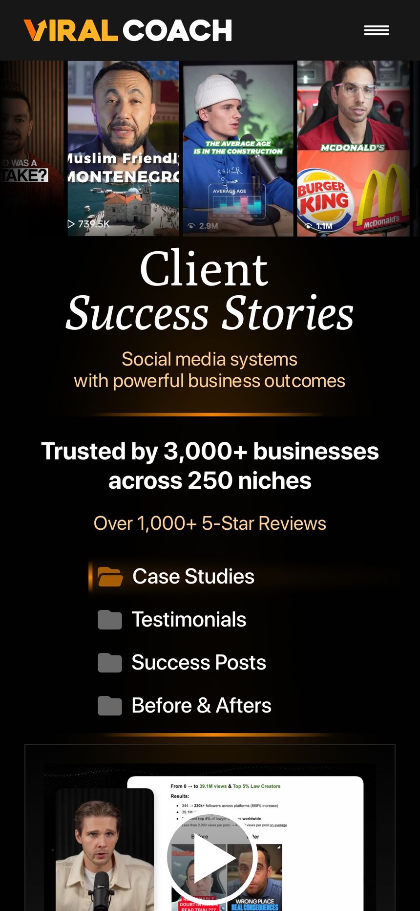 Success stories on a phone